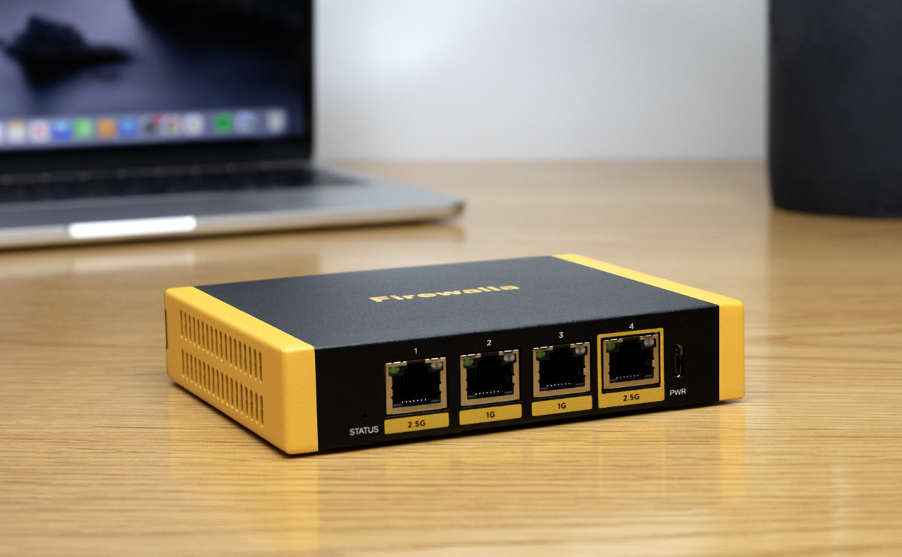 Firewalla Red Firewalla Gold SE: (2 Gbps) Multi-Gigabit Cyber Security Firewall (Shi ...