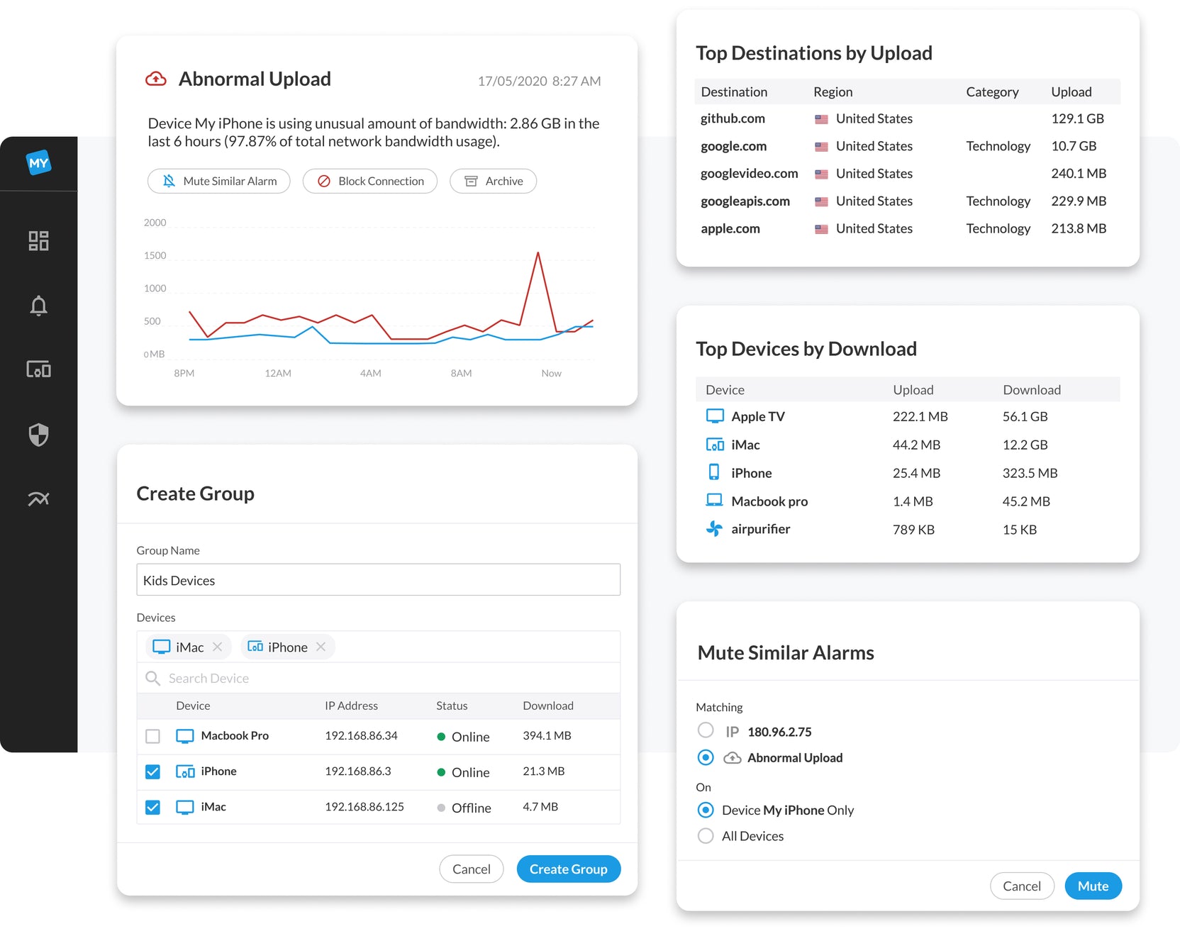 Firewalla Web Interface