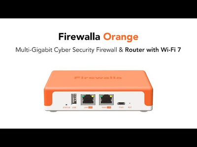 Firevilla Router Firewalla Orange: (2 Gbps) Multi-Gigabit Cyber Security Firewall with ...